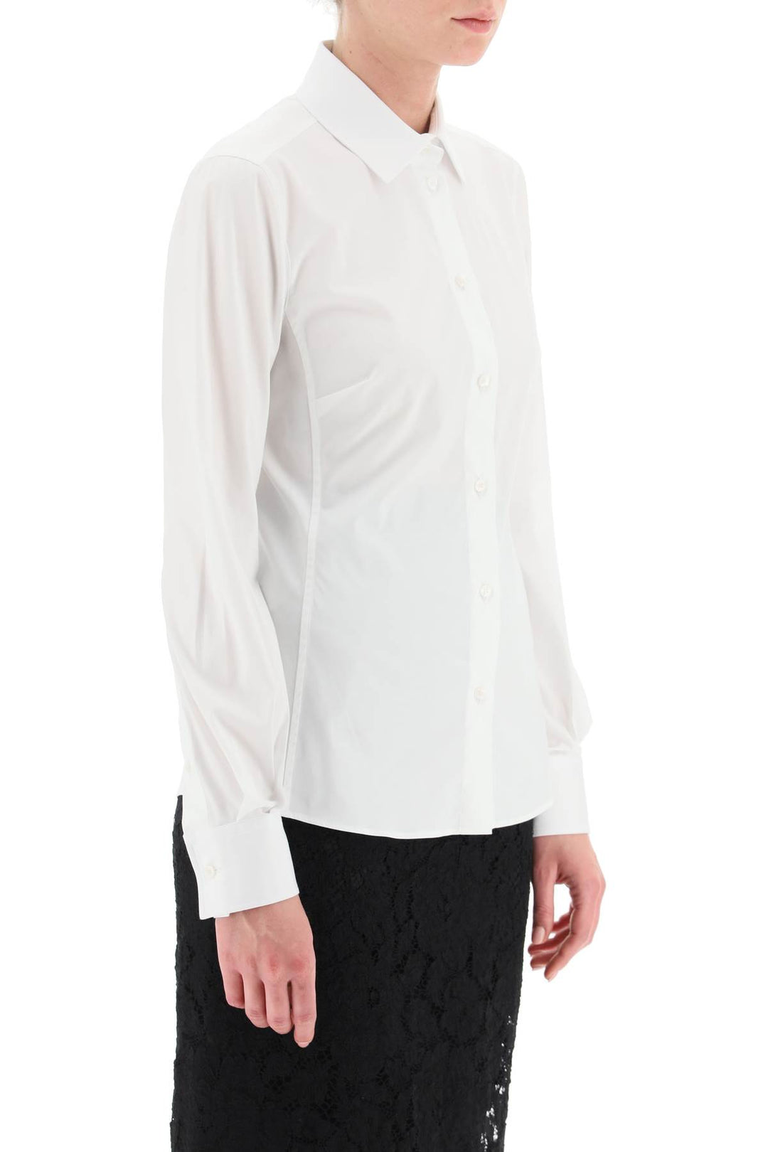 Slim Fit Stretch Poplin Shirt