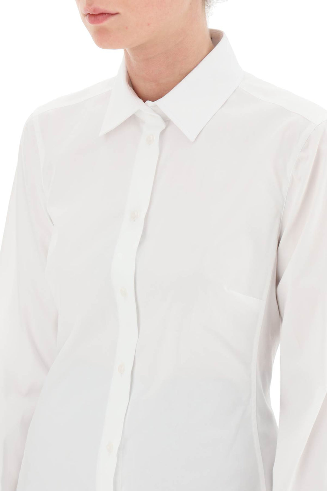 Slim Fit Stretch Poplin Shirt