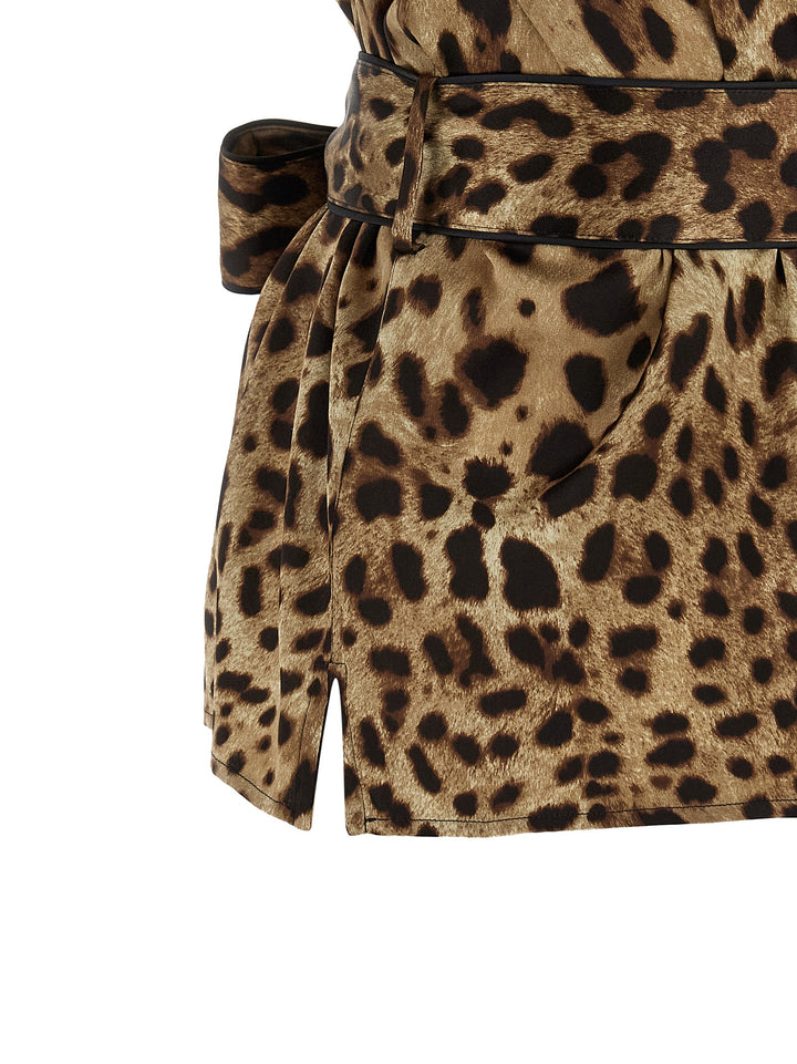 Dolce & Gabbana Leopard Shirt Shirt and Blouse - Brown | 437c2055e4a4dcfe68ec6aa50ce735168368abe1