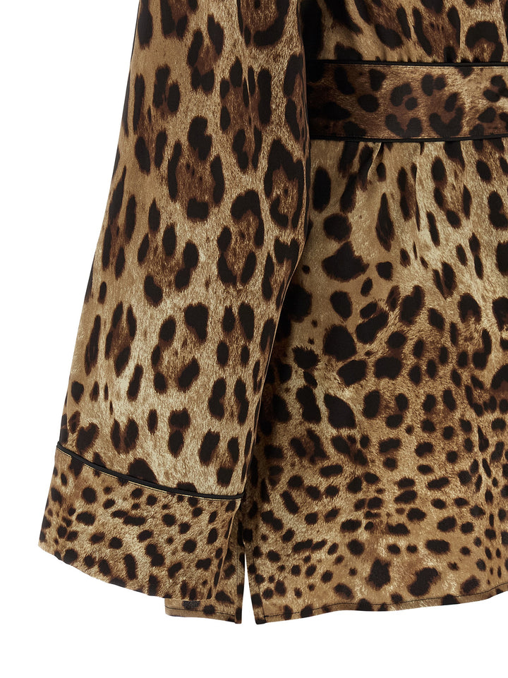 Dolce & Gabbana Leopardo Shirt and Blouse - Brown | 147c4245e19b7bd1fcc4cacd5204441c5fc3e905