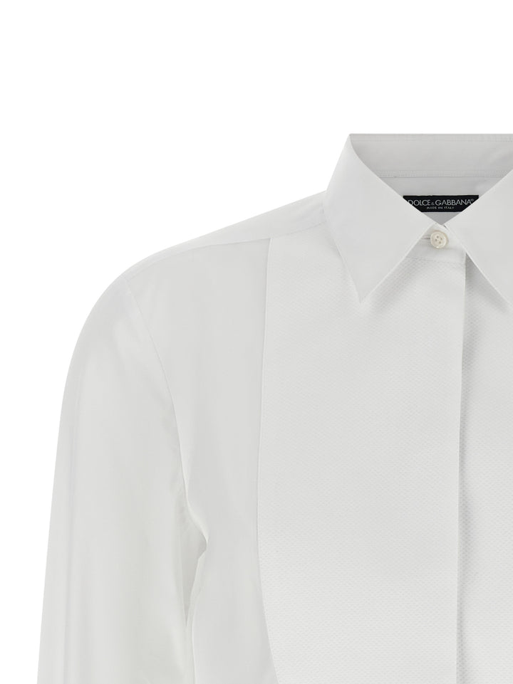 Dolce & Gabbana Tuxedo Shirt Shirt and Blouse - White | 895b548bf02d7cded6de8cfdb4e80732c268aa29