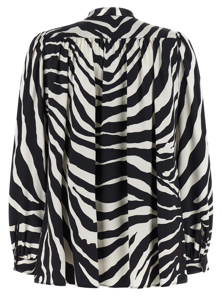 Dolce & Gabbana Zebra Shirt and Blouse - White/Black | a9fc2697b7ddd806c597f41dd3a6ef93de10b20f