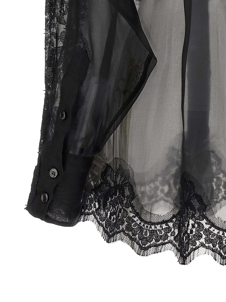 Dolce & Gabbana Viscose Shirt Shirt and Blouse - Black | 27fbf2252f1efae286aefacb6ed4a831e7cd8707
