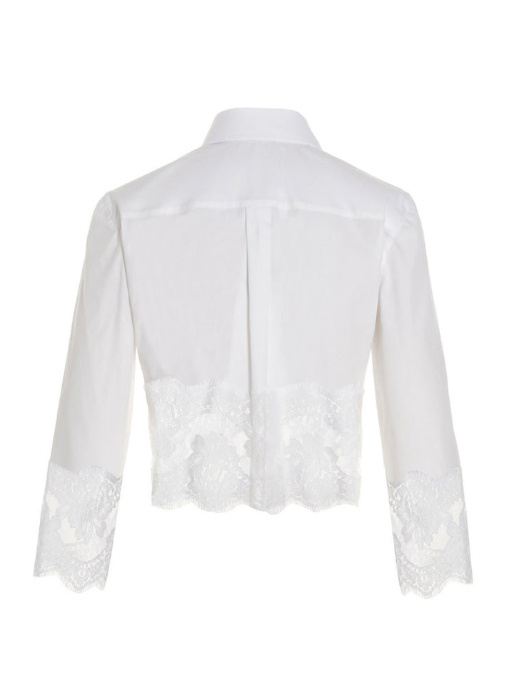 Dolce & Gabbana Lace Shirt Shirt and Blouse - White | 97e741892ec3db9294661ccd3a046dd6830b8729