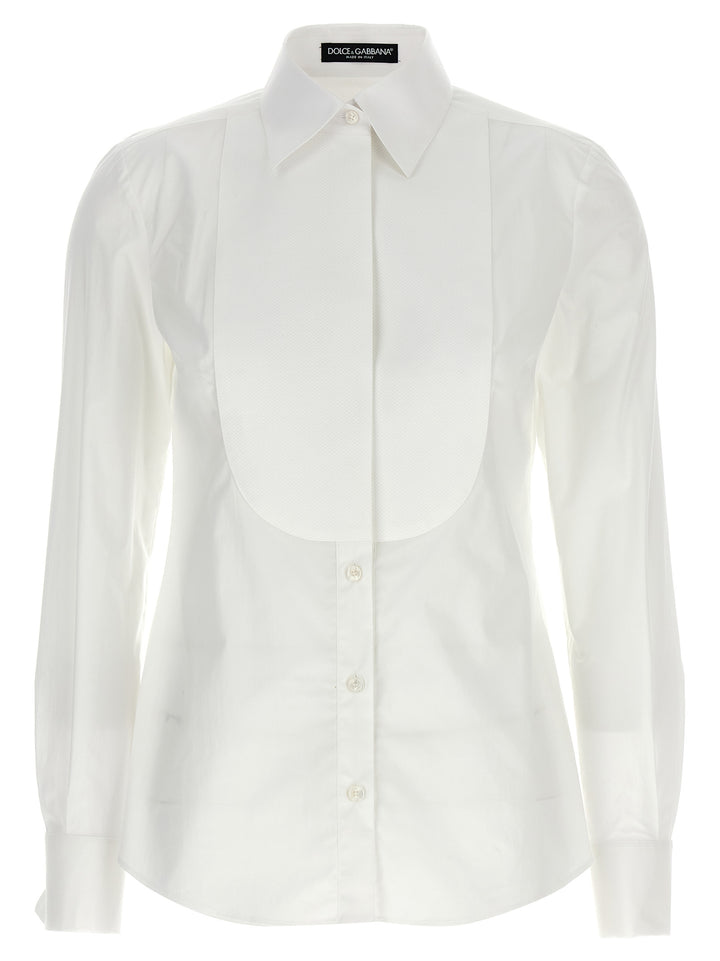 Tuxedo Shirt, Blouse White