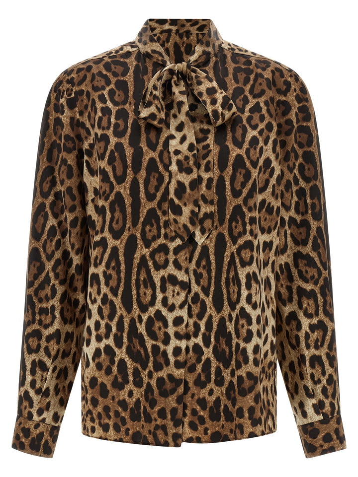 Dolce & Gabbana Leopardo Shirt and Blouse - Brown | 6d4a1ebdadc6832b7574dbc361e53cc25c4ed871