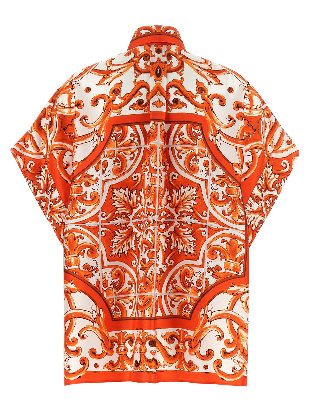 Dolce & Gabbana Maiolica Shirt and Blouse - Orange | af9a4cf20fd280a224d9f4424186ff4b456539f4