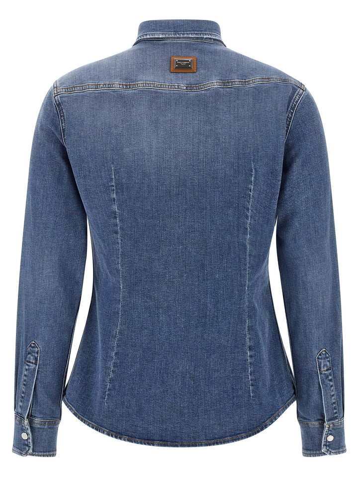 Dolce & Gabbana Denim Shirt Shirt and Blouse - Blue | cea08a430ca0ea24ee63d137a85e7fe66fcb8277
