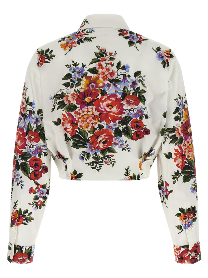 Dolce & Gabbana Mazzo Di Fiori Shirt and Blouse - White | 47a3e3ca4ebdb67d472463ed912c5b2872f84272
