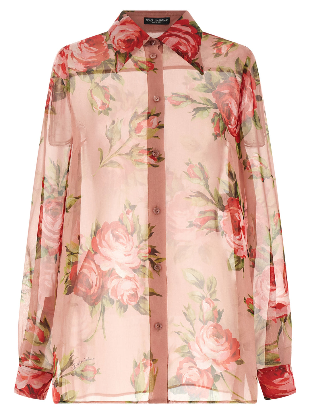 Dolce & Gabbana Bouquet Rose Shirt and Blouse - Pink | 38245f145f179a13b279ad164c32ade99162e141