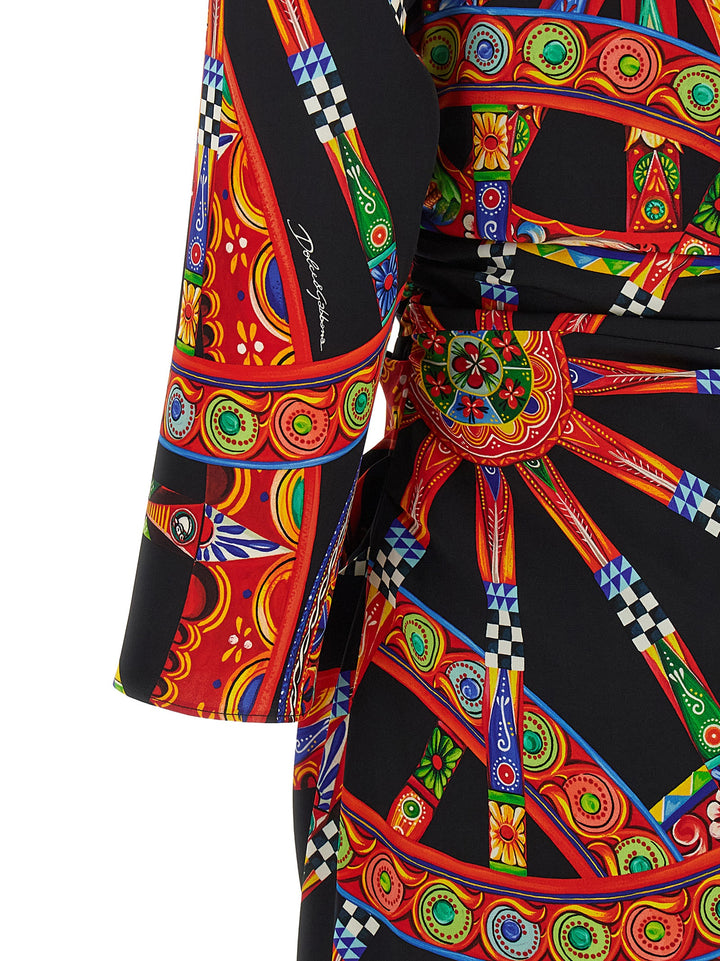 Dolce & Gabbana Carretto Dresses - Multicolor | 65c6d42b5ae427df5930ff5d42a07b602ab0b769