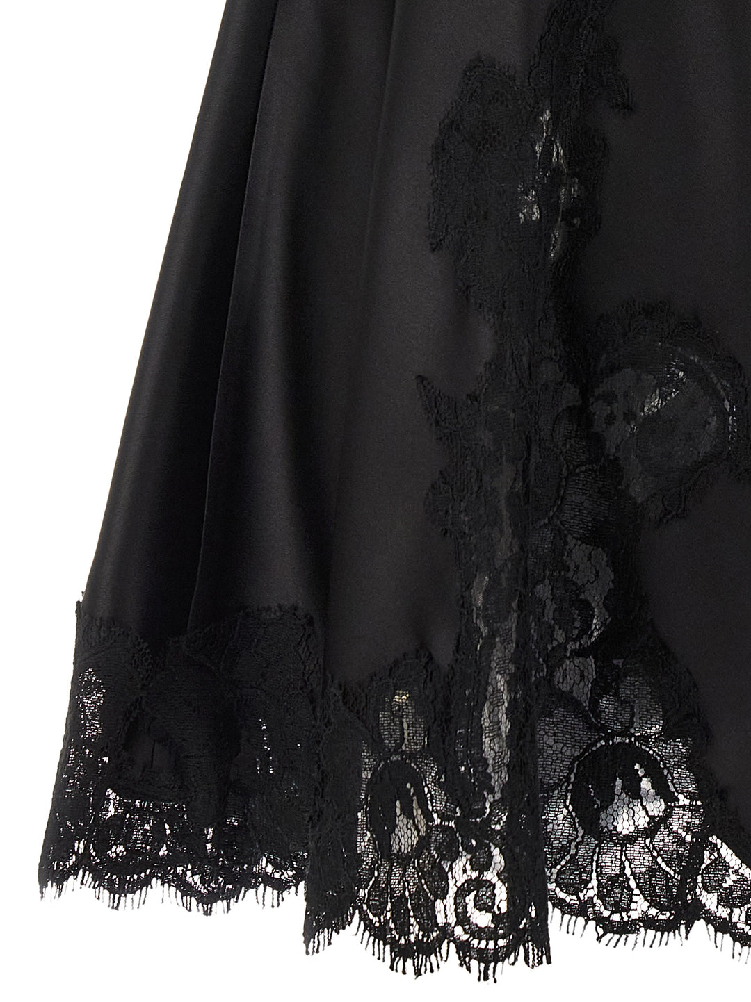 Dolce & Gabbana Satin And Lace Dress Dresses - Black | cfcd9b5809dbd1433b60a2f49b4c966dd9122b5e