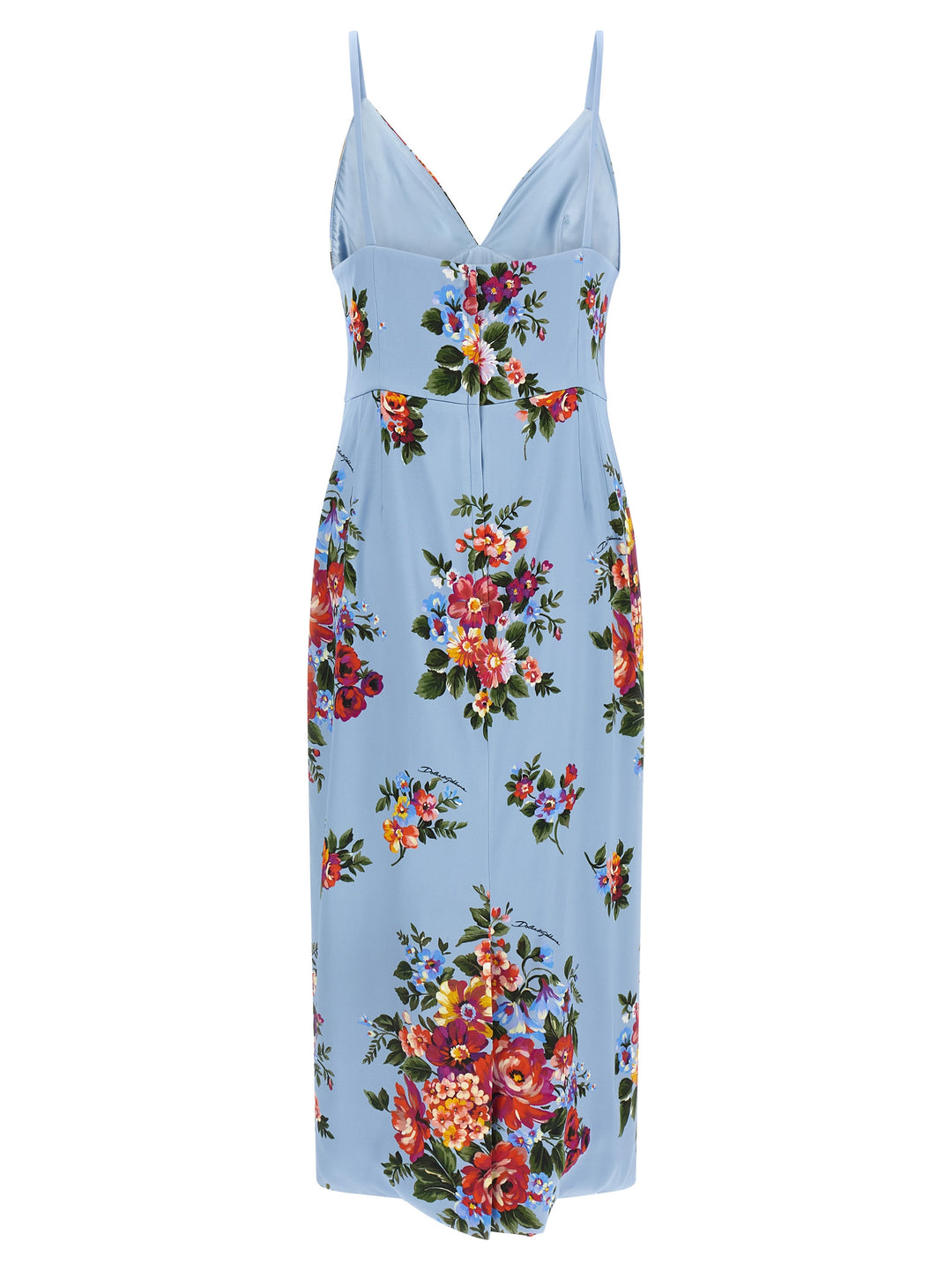 Dolce & Gabbana Mazzo Di Fiori Dresses - Light Blue | d4ccf42411396d13ae44c2be74b51bca5953faf9