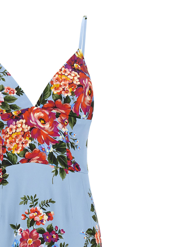 Dolce & Gabbana Mazzo Di Fiori Dresses - Light Blue | 83cd916e405b0c3ff7c7c4953acb461c25647882