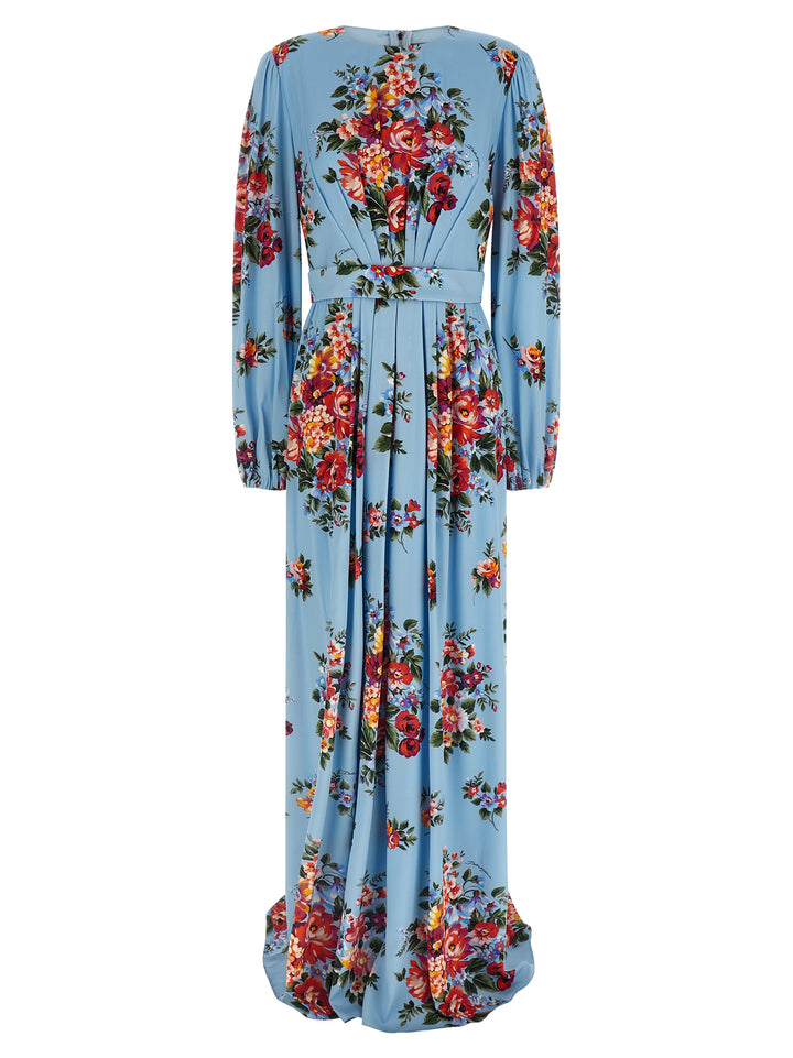Dolce & Gabbana Mazzo Di Fiori Dresses - Light Blue | 54510b9326e67a50eb3d989ac1d86cd77a4fbe55