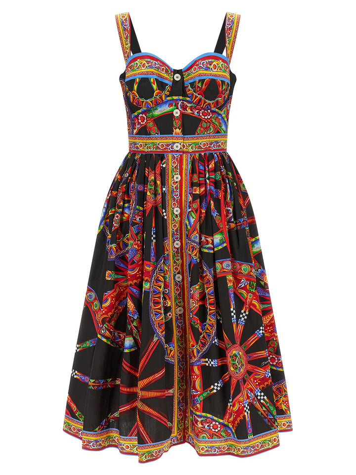 Dolce & Gabbana Carretto Dresses - Multicolor | 9753646f64d09d009cca4e89490b2b2603831fee
