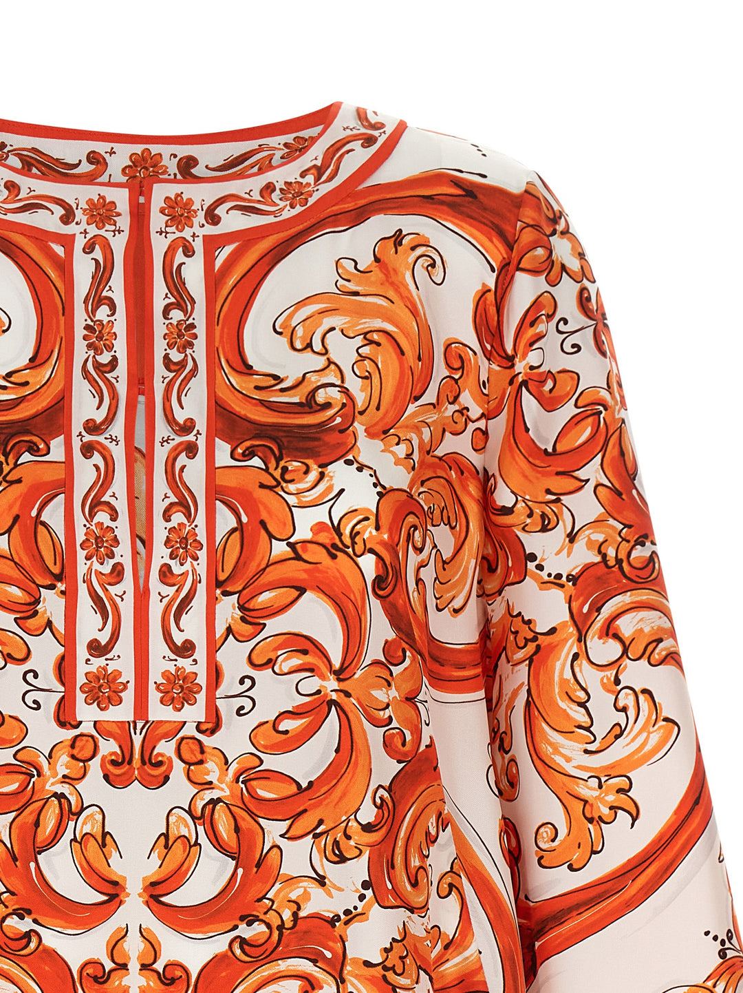 Dolce & Gabbana Maiolica Dresses - Orange | 6a07b994177bc7cbf5542b8ed6032c0da1c66161