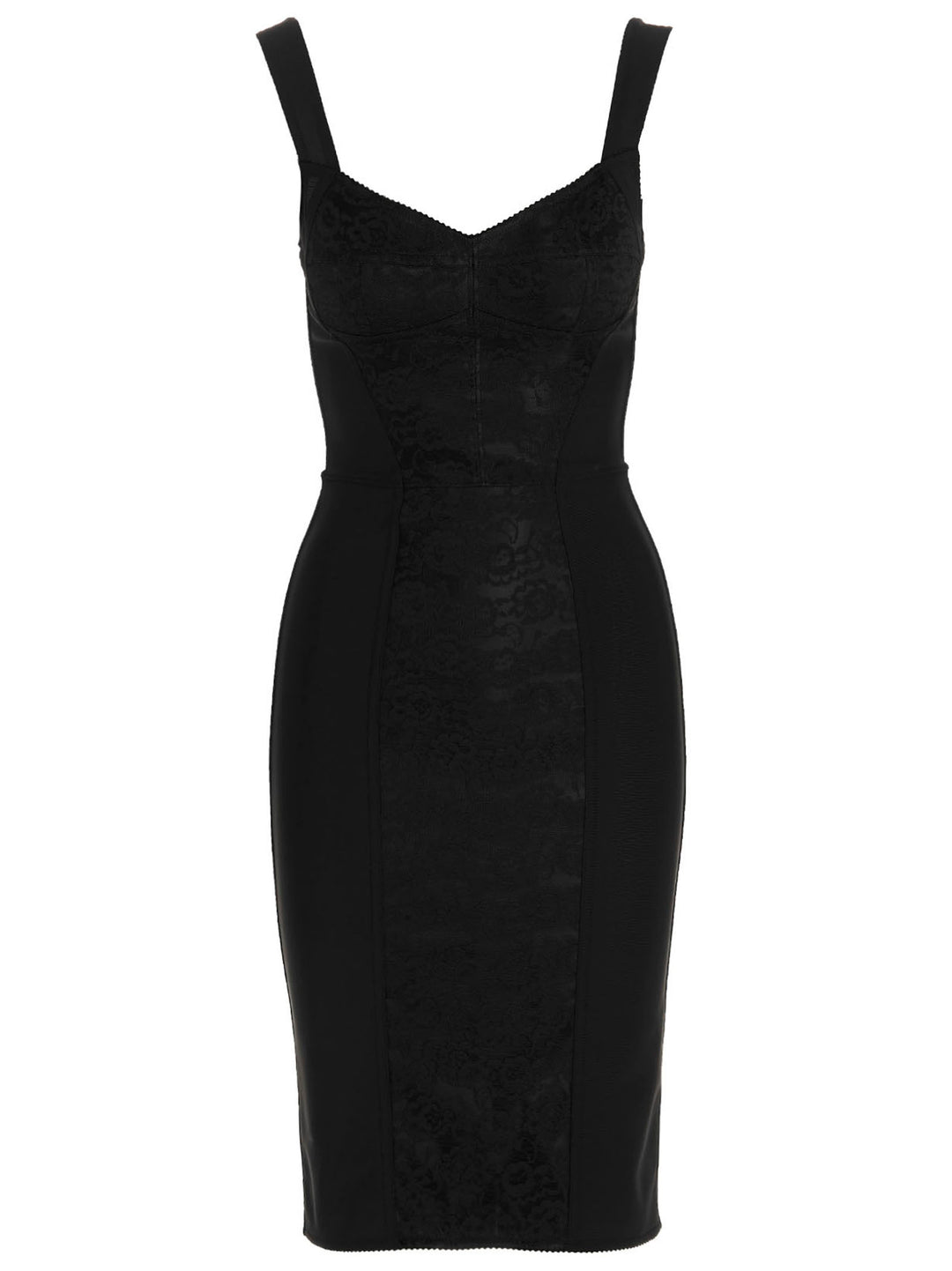 Midi Corsetry Dress Dresses Black