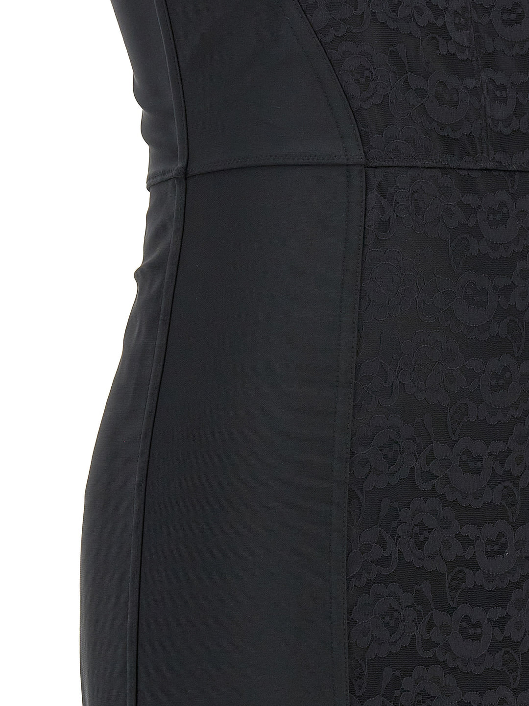 Midi Corsetry Dress Dresses Black