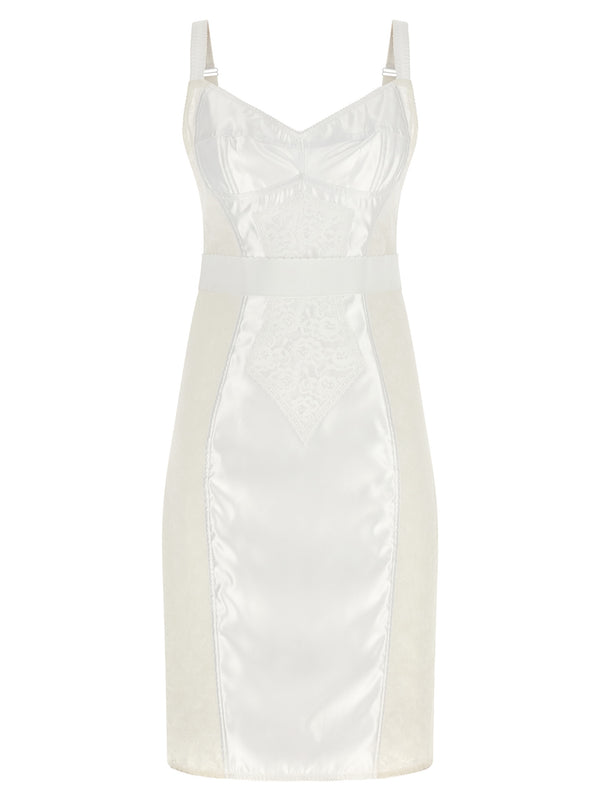 Corsetry Dress Dresses White