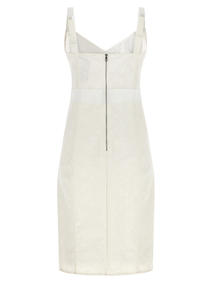Dolce & Gabbana Corsetry Dress Dresses - White | 2e0761cb244ef41efa4d3c8e1b565a982316ed3a