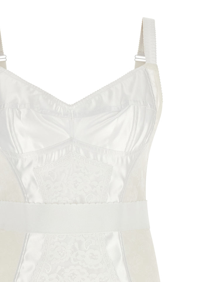 Dolce & Gabbana Corsetry Dress Dresses - White | 540988d3f3117a42f8156138e932166cd99cb05d