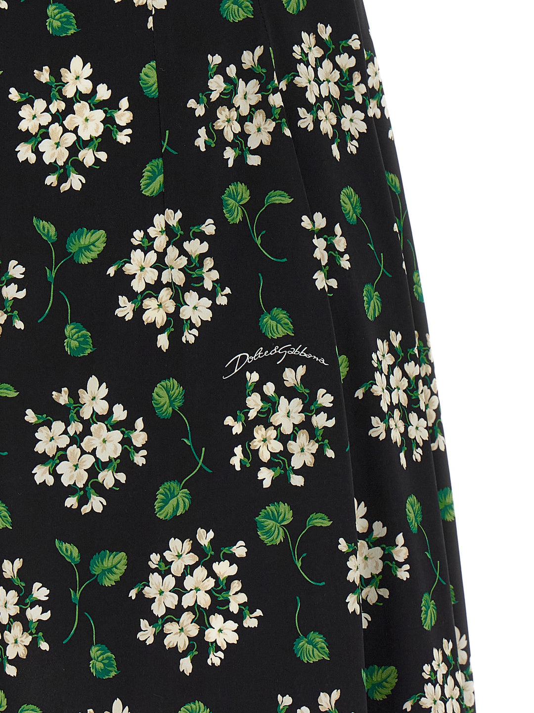 Dolce & Gabbana Flower Print Dress Dresses - Black | b37ee3791da2d93c2e31ce03d37e37169f464118