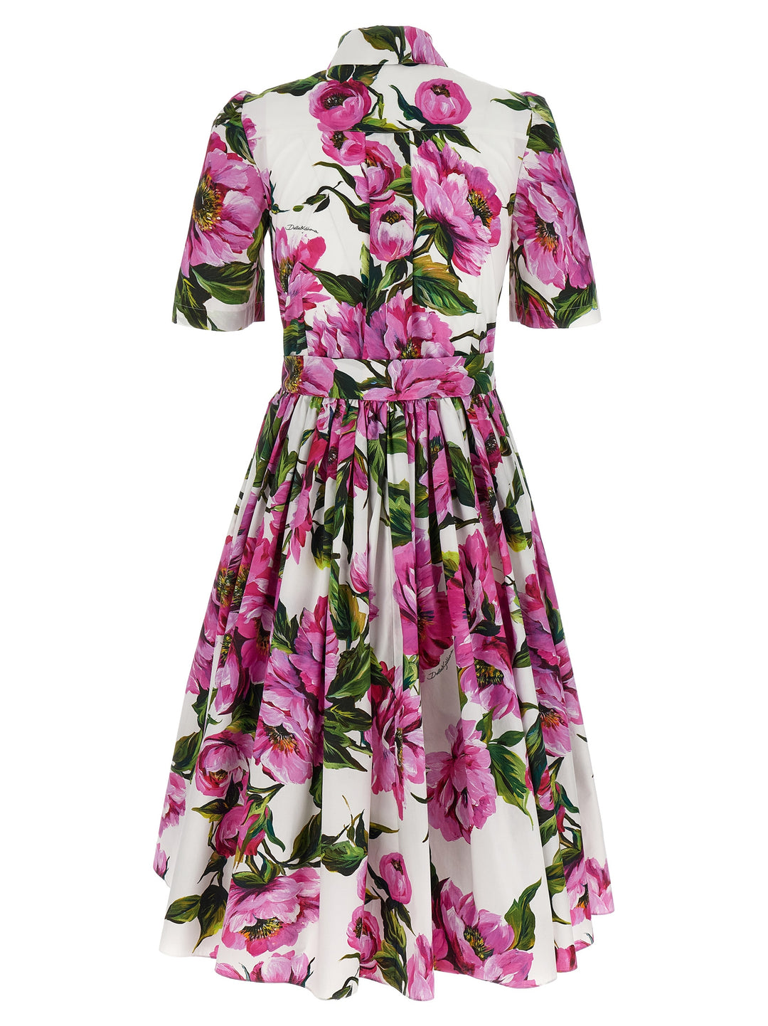 Longuette Floral Dress Dresses Multicolor