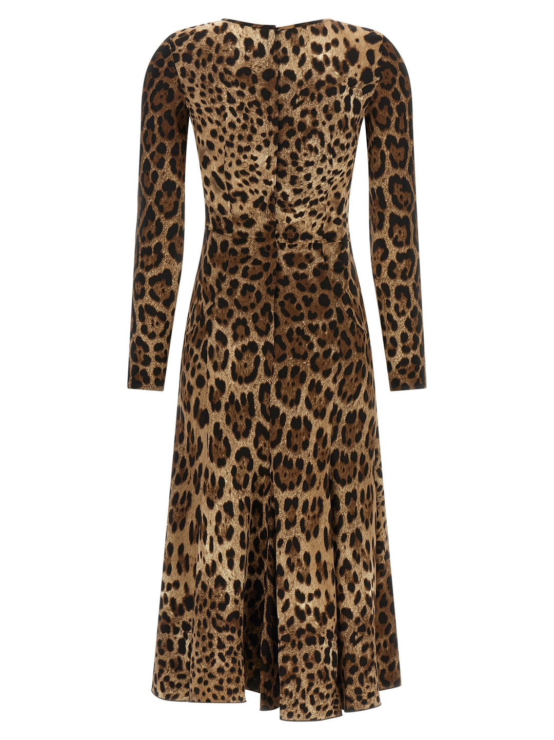 Dolce & Gabbana Animal Print Dress Dresses - Brown | b8917dcfb5211442f6cb34fe58e942f0aa639c5a
