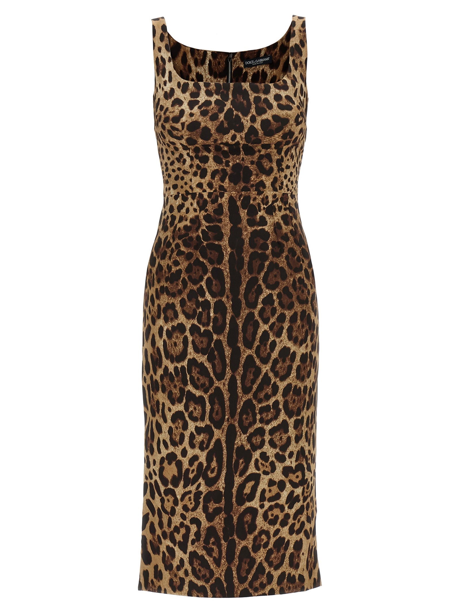Silk Charmeuse Dress Brown