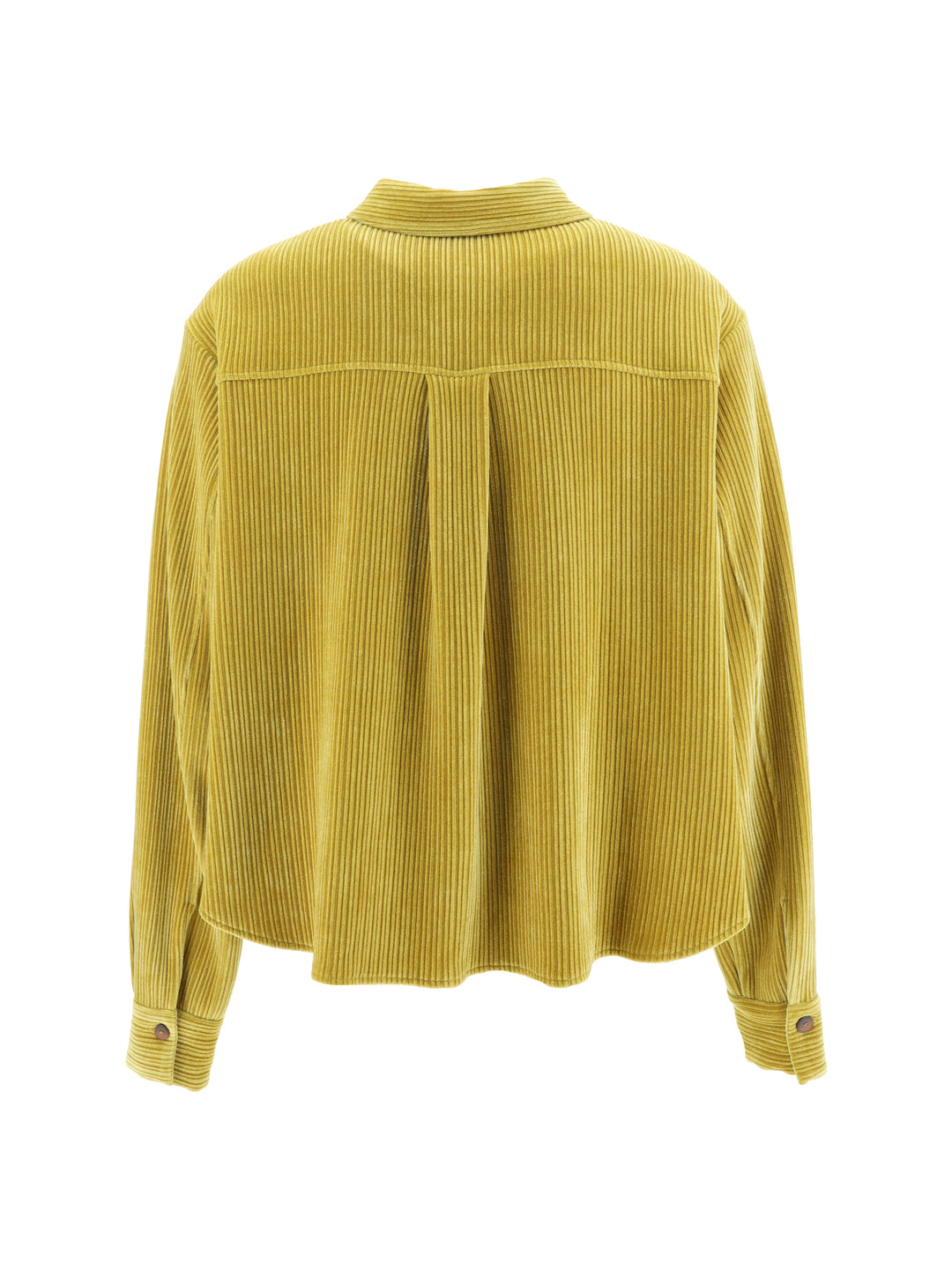 KNITTED CORDUROY OVERSIZED SHIRT