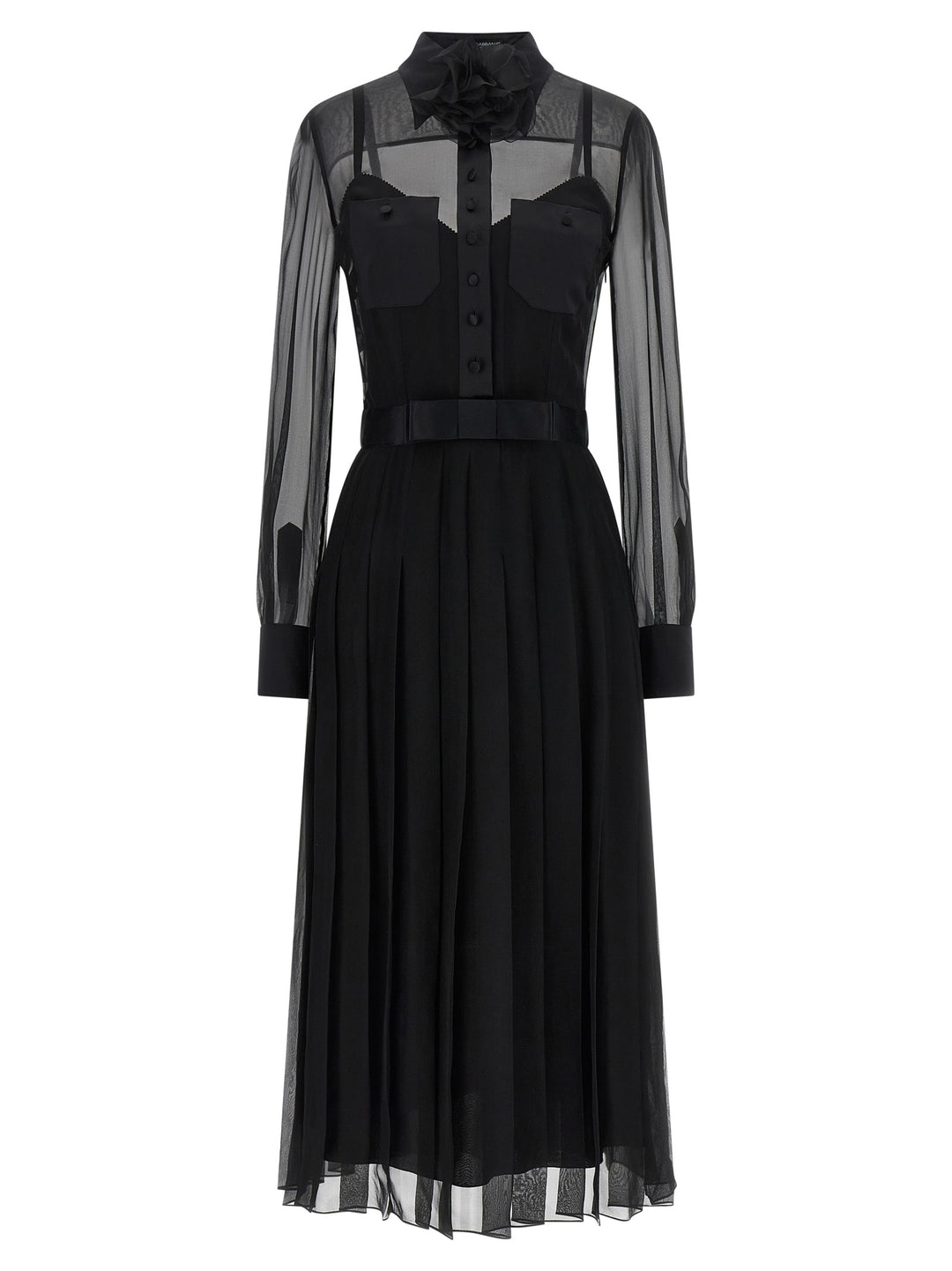 Dolce & Gabbana Chiffon Dress Dresses - Black | 2d0036c72a84c15ad7b8b58a6329d94e92490722