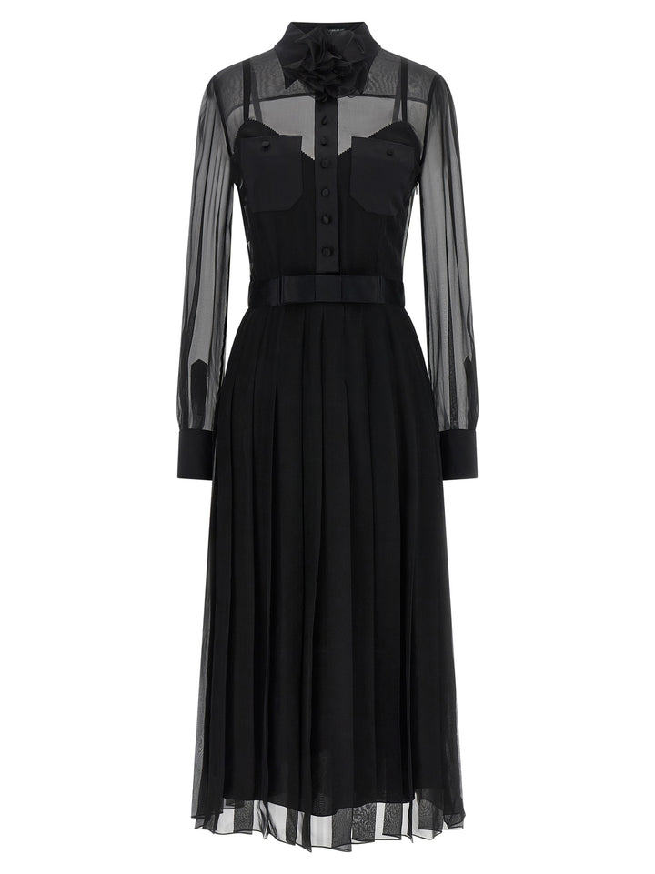 Dolce & Gabbana Chiffon Dress Dresses - Black | 2d0036c72a84c15ad7b8b58a6329d94e92490722