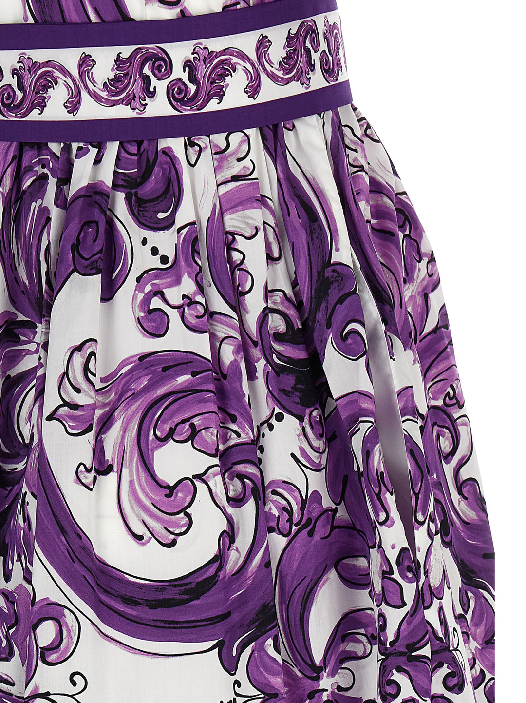 Dolce & Gabbana Maiolica Dresses - Purple | fa20acfd99db25420cedd10cceb0a9cd153524ae