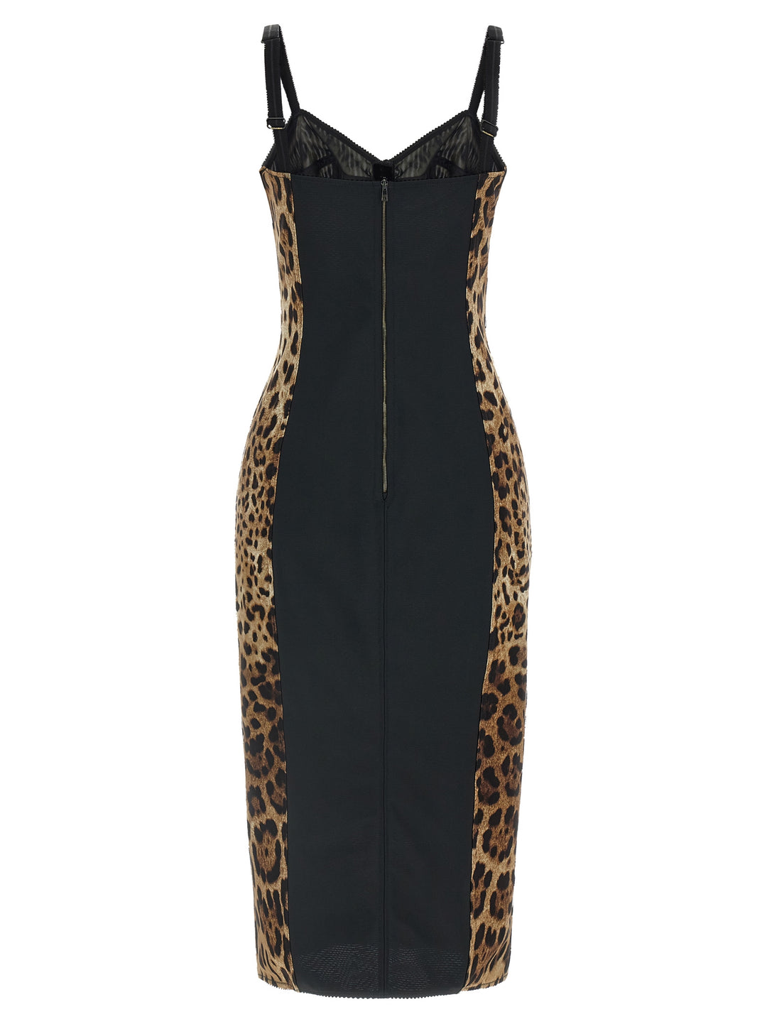 Dolce & Gabbana Animal-Print Corset Dress Dresses - Brown | 683c5a276ca2aa0cfdc6ccd787605b54bf75b492