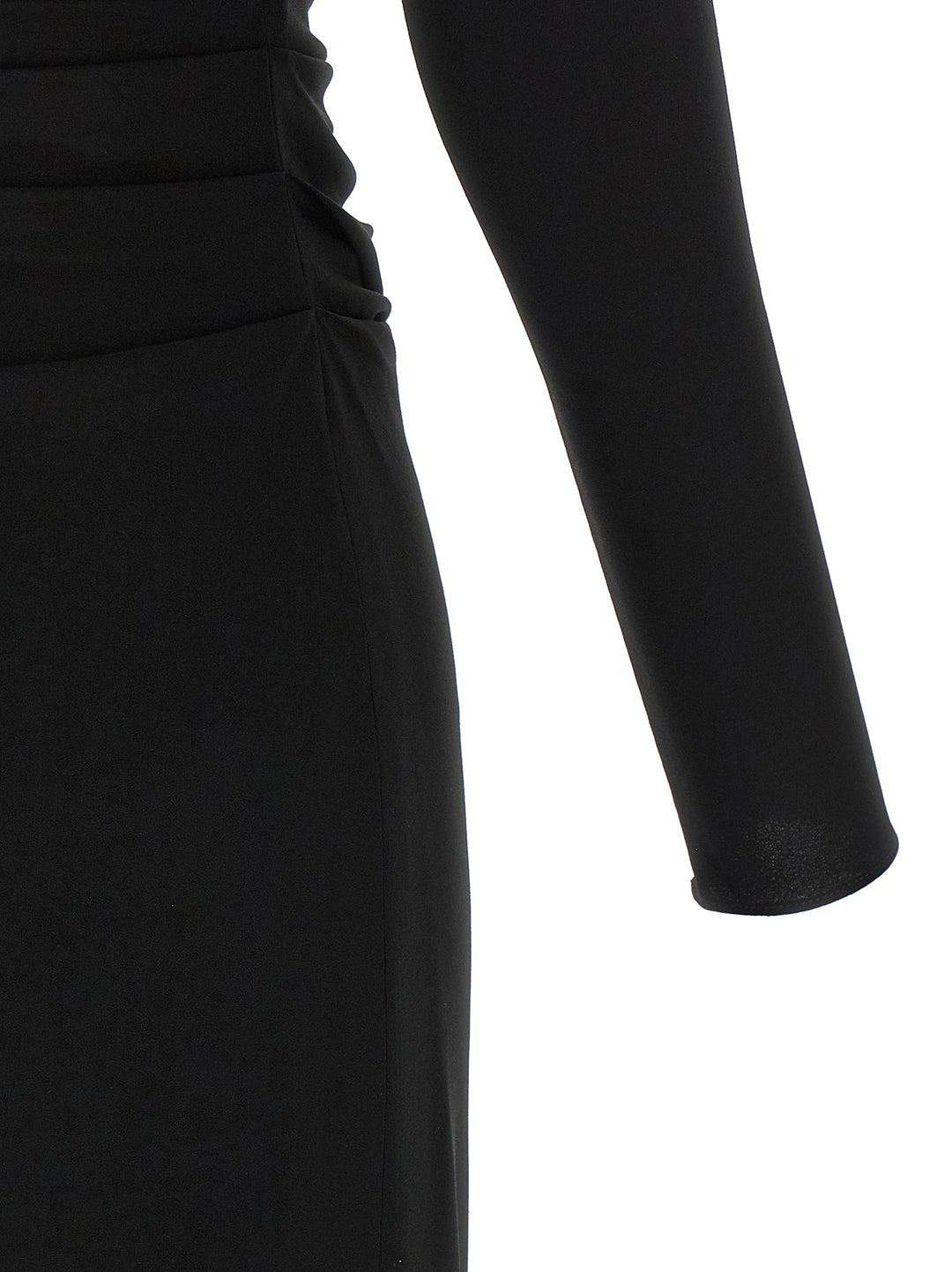Dolce & Gabbana Draped Dress Dresses - Black | 999b8dc6c42dba2e1e2f9d5120b06516d7b2ddf2