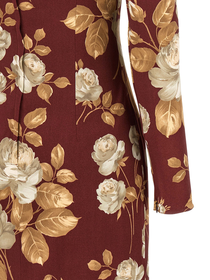 Dolce & Gabbana Rose Print Dress Dresses - Multicolor | 16bd368543d7ad34e93e2a879fb284a05cba1480
