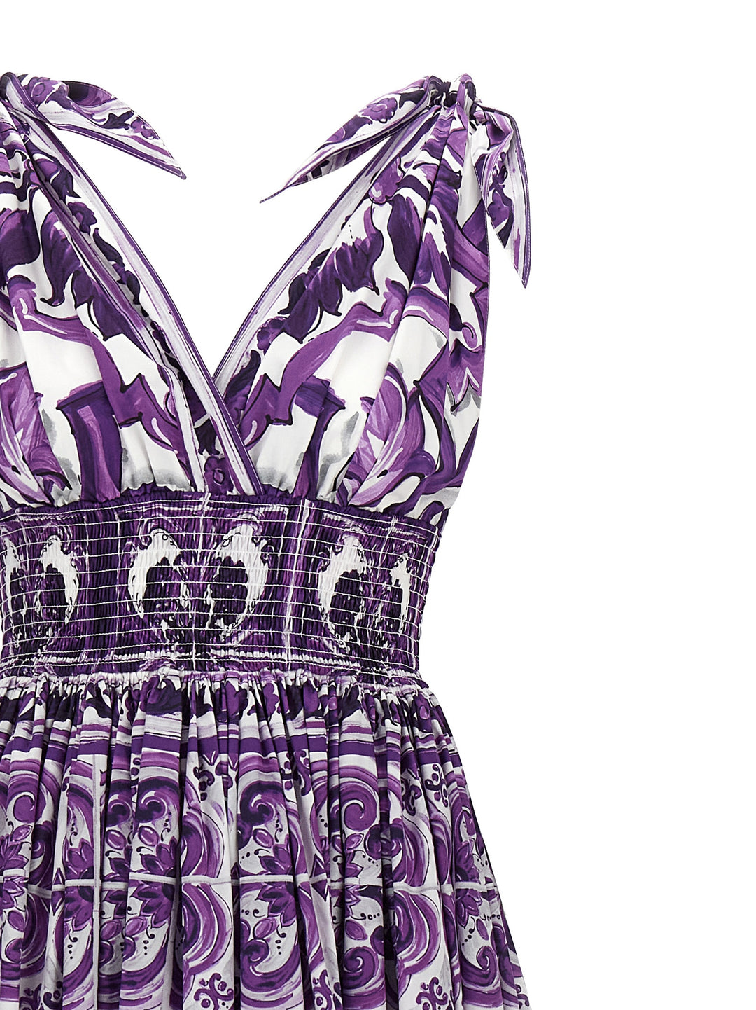 Dolce & Gabbana Maiolica Dresses - Purple | d387c90fe4a160757df88a60e8e07aead85c9248