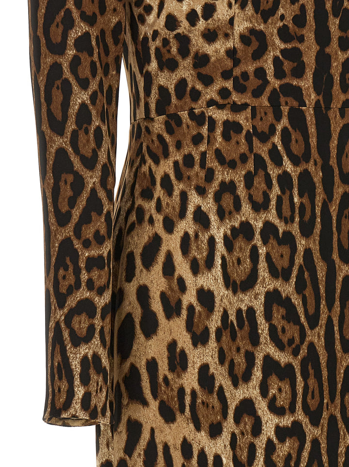 Leopard Dresses Brown