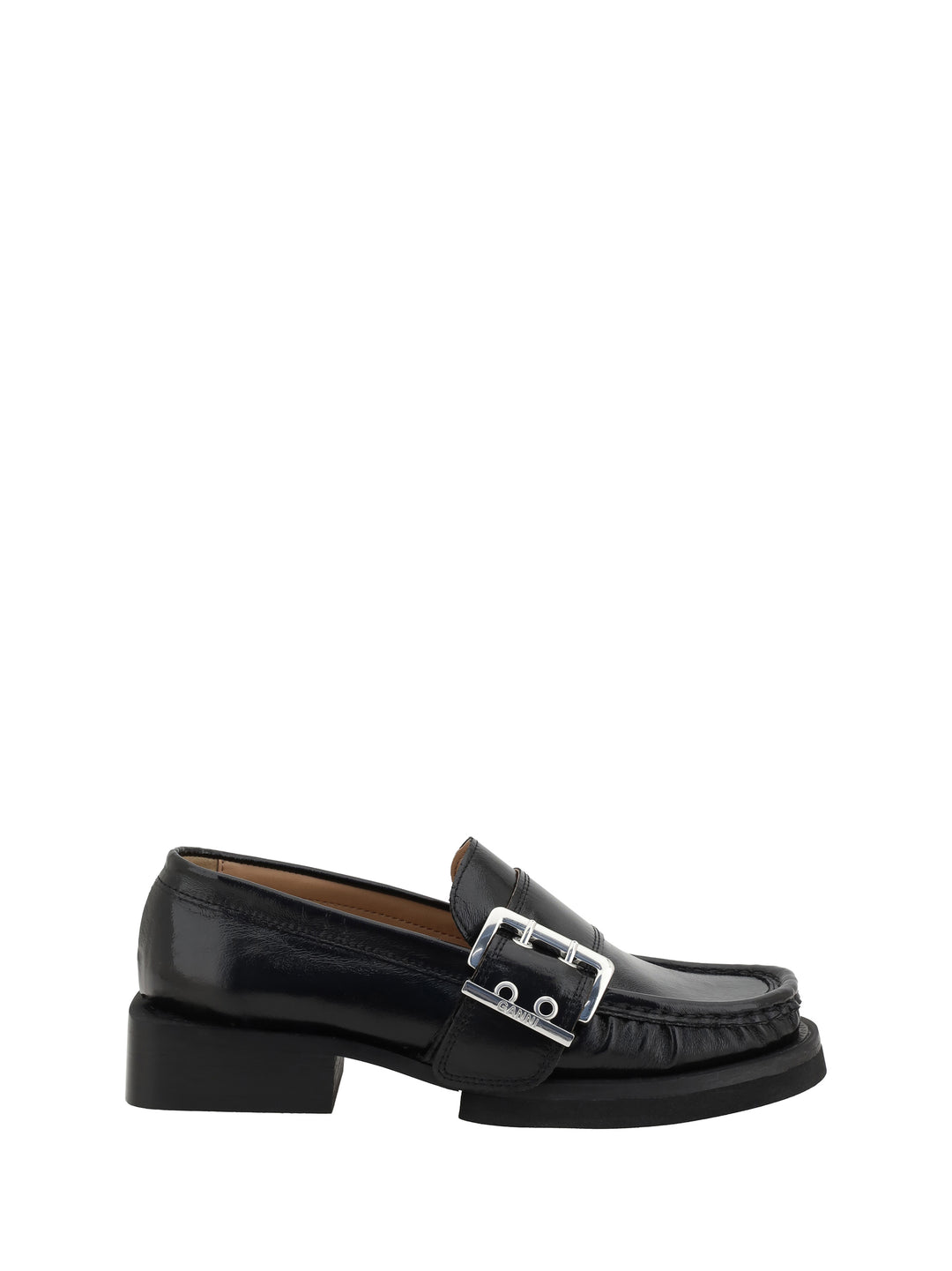 FEMININE BUCKLE LOAFER NAPLACK