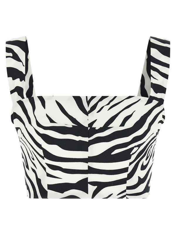 Zebra Tops White/Black