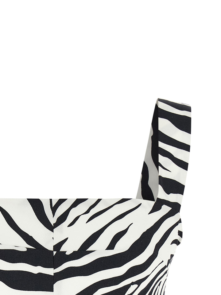 Dolce & Gabbana Zebra Tops - White/Black | dee9a8659724f84388f80673a9581f7672379877