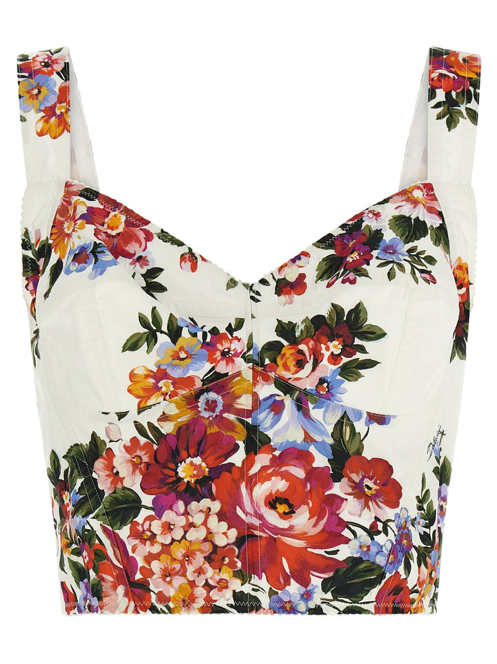 Dolce & Gabbana Mazzo Di Fiori Tops - White | 4b5de00ba1715fb5db85fe0abbaf2d4664dd4f9b