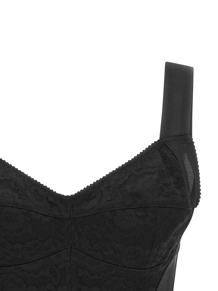 Dolce & Gabbana Corsetteria Tops - Black | f29670ab80c6e8d9778e855da51649b5b78eb21b