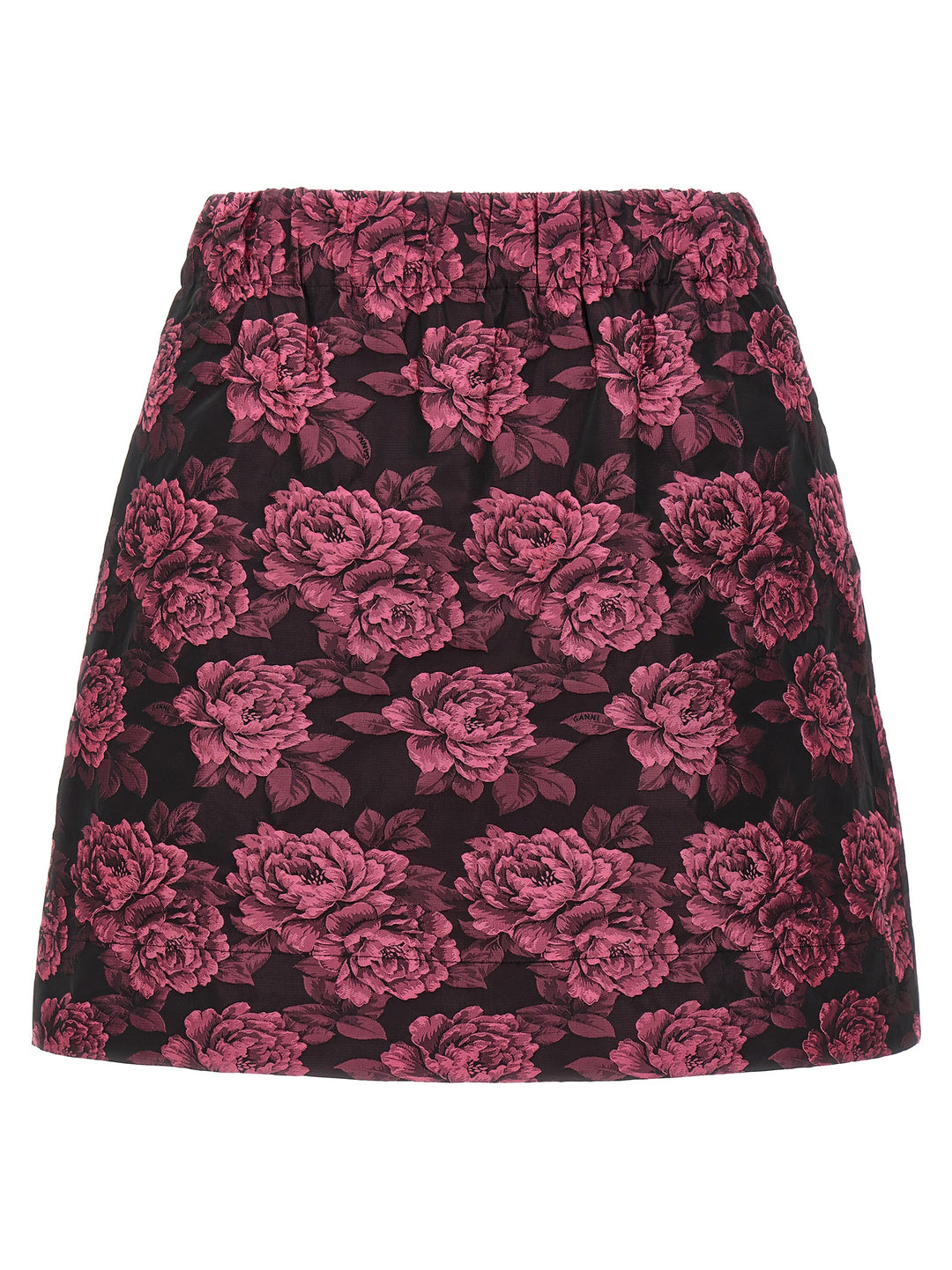 Floral Jacquard Skirt Skirts Fuchsia