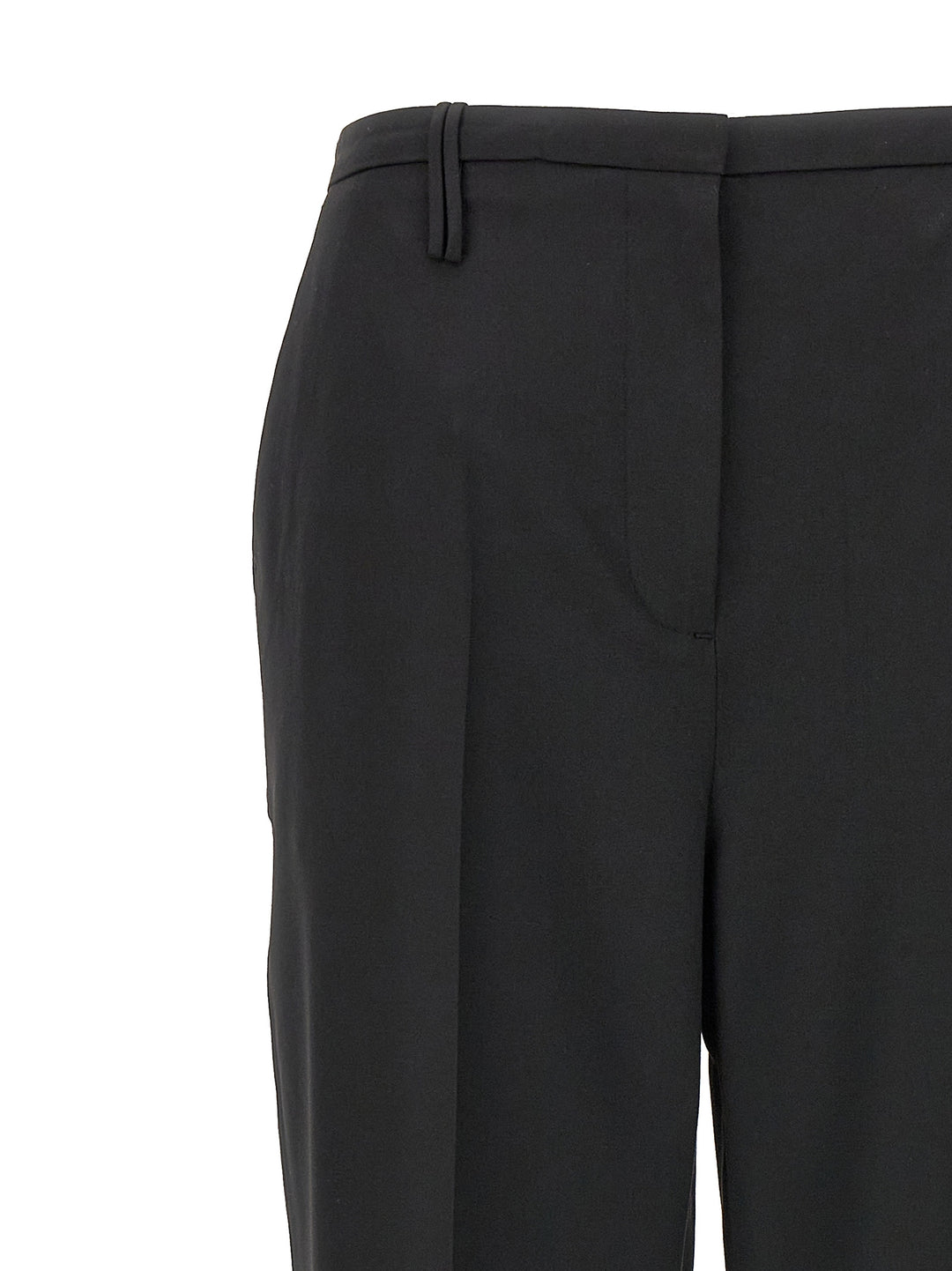 Pleated Trousers Pants Black