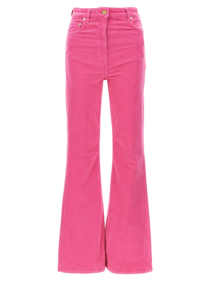 Corduroy Trousers Pants Fuchsia