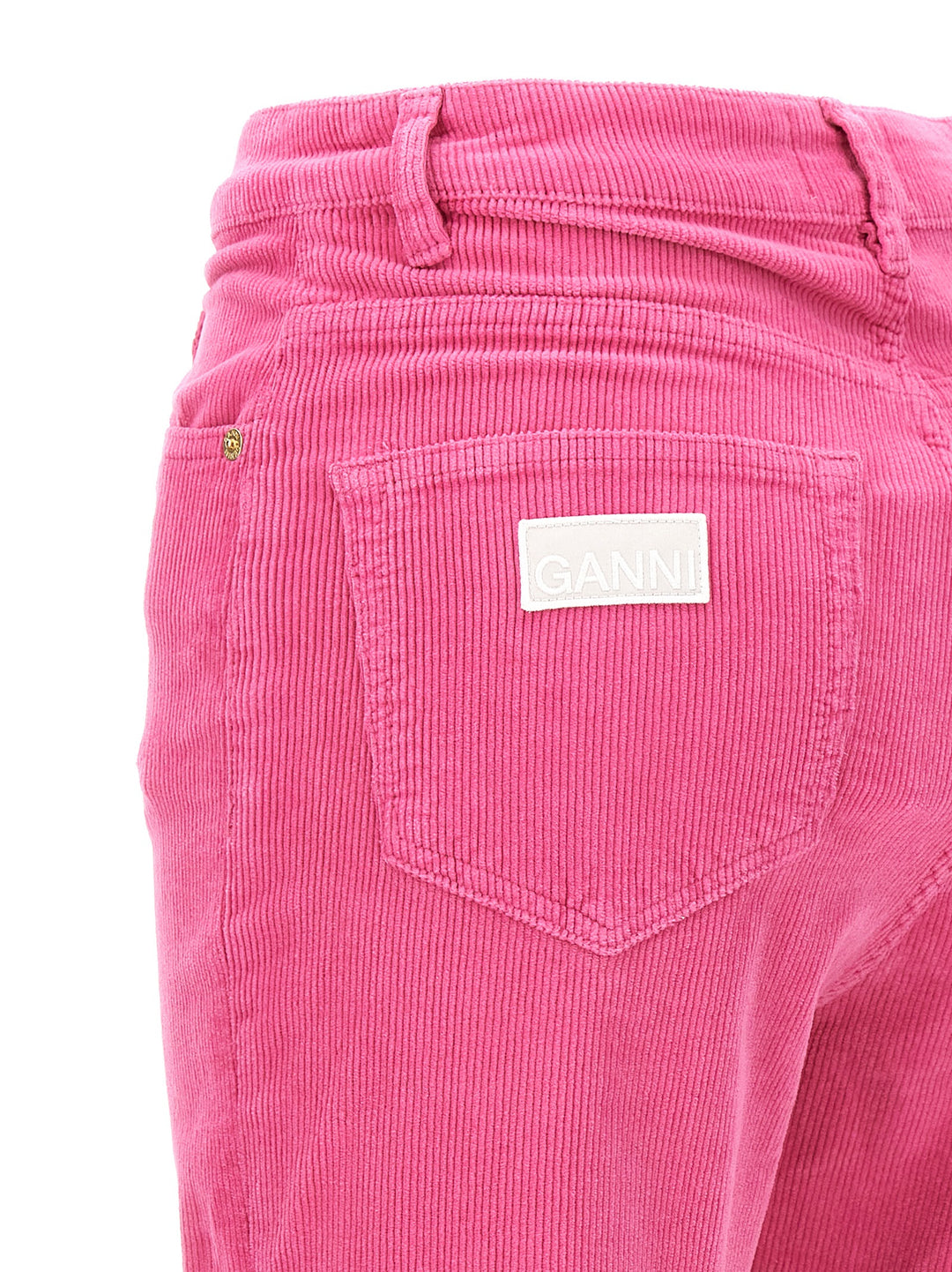 Corduroy Trousers Pants Fuchsia