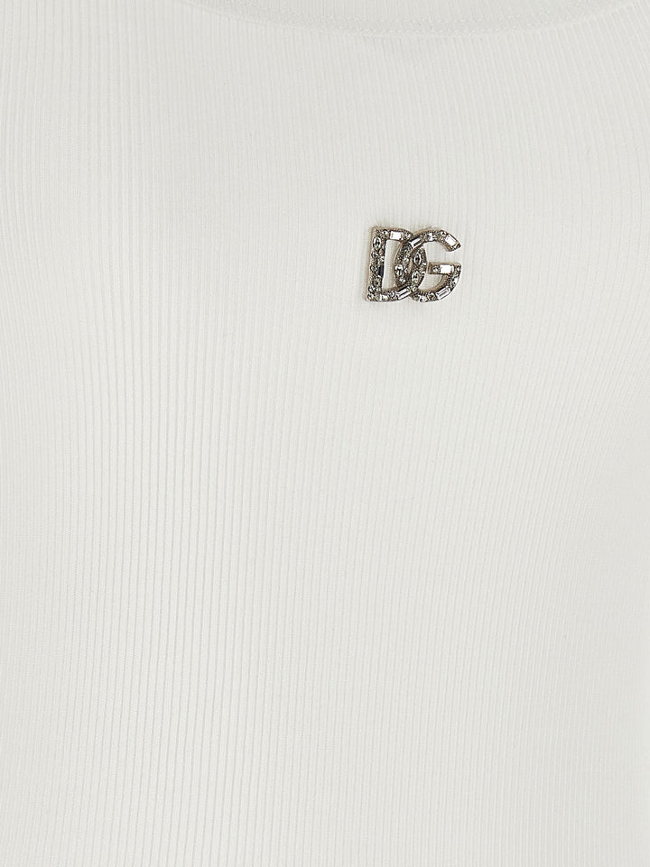 Dolce & Gabbana Dg Tops - White | 1b7c68fe278749813e3b3bf61bb92464bf23e424