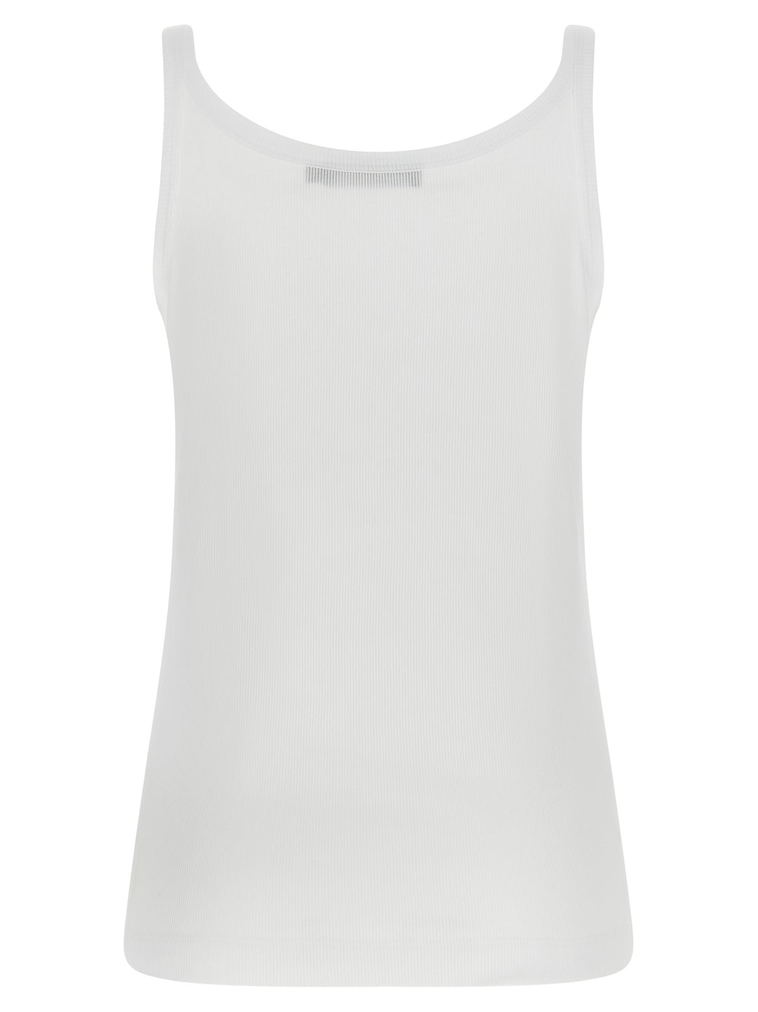 Dolce & Gabbana Logo Embroidery Tank Top Tops - White | 425f5b3f5dc951671292d9ec6f14c364264aee9a